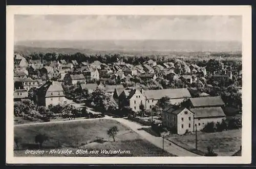 AK Dresden-Klotzsche, Blick vom Wasserturm