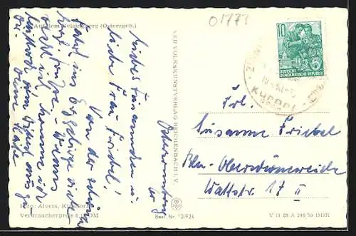 AK Geising, Geisingberg aus der Vogelschau