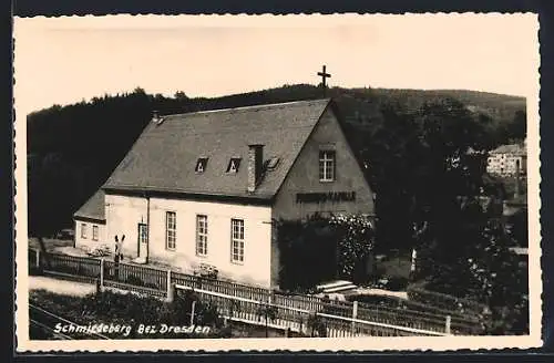 AK Schmiedeberg / Dresden, Friedenskapelle
