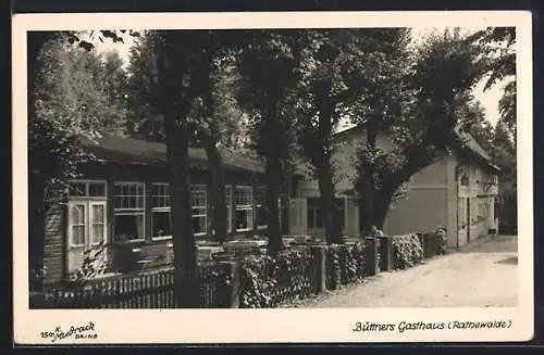 AK Rathewalde / Sächs. Schweiz, Büttner`s Gasthaus