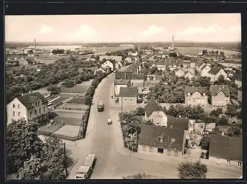 AK Naunhof / Grimma, Panorama aus der Vogelschau