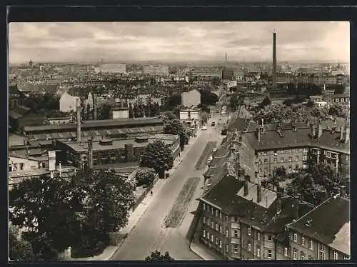 AK Halle-Süd / Saale, Turmstrasse aus der Vogelschau