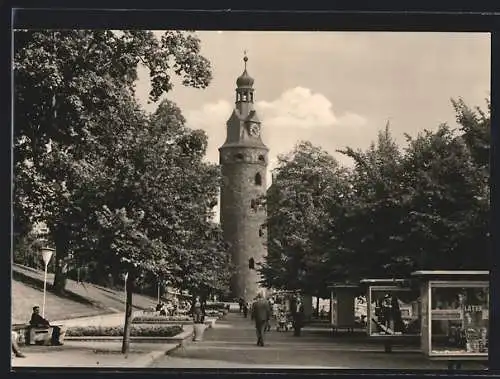 AK Halle / Saale, Hansering, Leipziger Turm