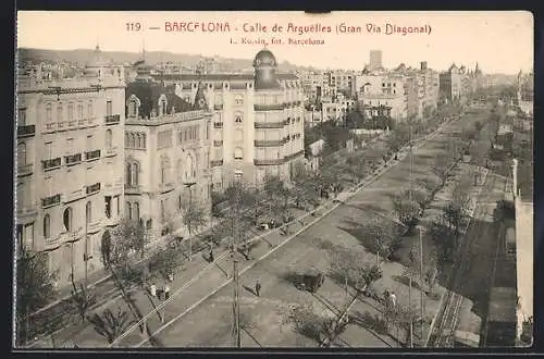 AK Barcelona, Calle de Arguelles, Gran Via Diagonal
