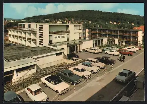 AK Bad Eilsen, Kur Hotel Hiltrud, Strassenpartie