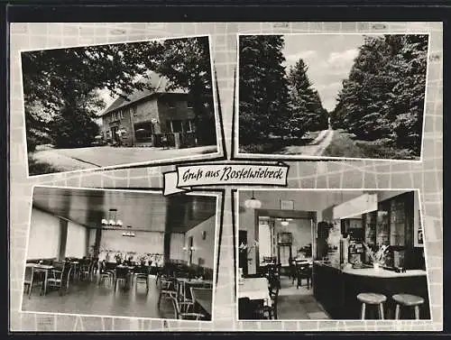 AK Bostelwiebeck /Lüneburger Heide, Gasthaus und Pension Waldesruh