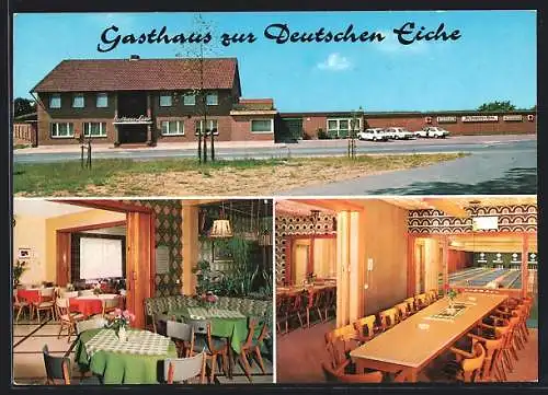 AK Zernien, Gasthaus zur Deutschen Eiche