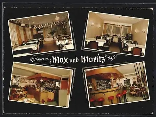 AK Bad Hitzacker /Elbe, Restaurant Cafe Max und Moritz