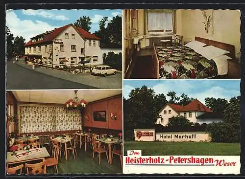 AK Petershagen /Weser, Hotel Morhoff, Heisterholz-Morhoff