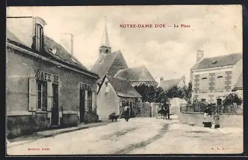 AK Notre-Dame-d`Oé, La Place, Cafe de la Place