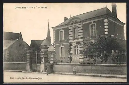 AK Couesmes /I.-et-L., La Mairie