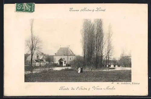 AK Esvres /I.-et-L., Bords de l`Indre & Vieux Moulin