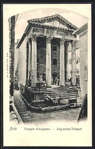 AK Pola, Der Augustus-Tempel