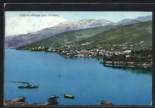 AK Volosca-Abbazia, Ortsansicht von Preluca