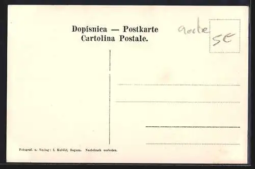 AK Ragusa, Ortsansicht mit Vorstadt