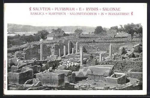 AK Salona, Basilica Martyrum Salonitanorum in Manastirine