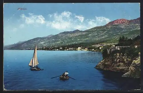 AK Abbazia, Segelboot und Ruderboot