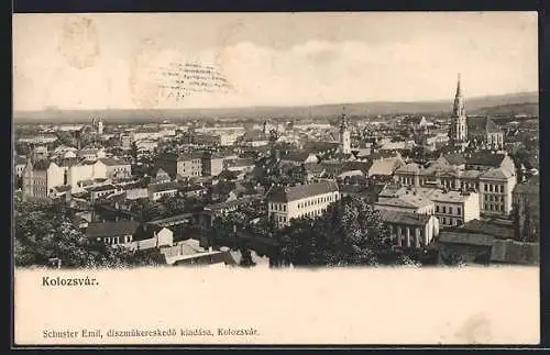 AK Kolozsvár, Blick über die Stadt
