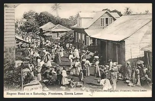 AK Freetown, Regent Road on a Saturday