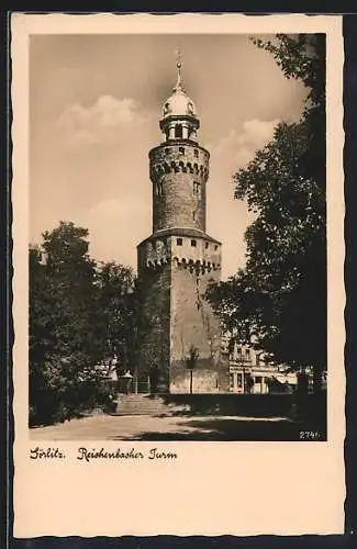 AK Görlitz, Partie am Reichenbacher Turm