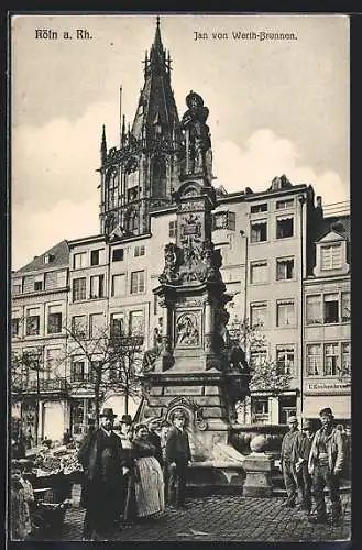 AK Köln a. Rh., Jan von Werth-Brunnen