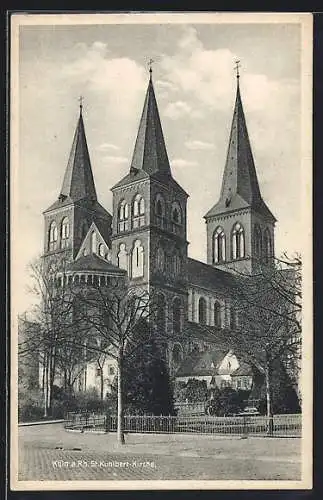 AK Köln, St. Kunibert-Kirche