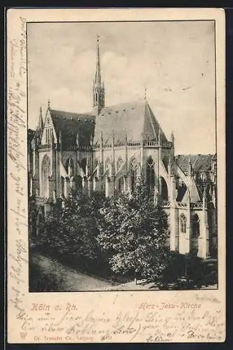 AK Köln-Neustadt, Herz-Jesu-Kirche