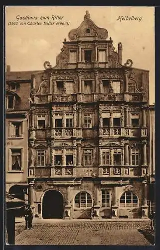 AK Heidelberg, Gasthaus zum Ritter