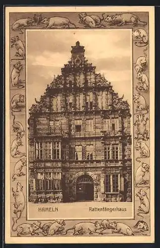AK Hameln, Rattenfängerhaus