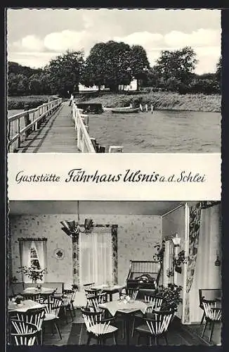 AK Ulsnis a. d. Schlei, Gasthof Fährhaus Ulsnis