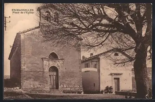 AK Escragnolles, Place de l`Eglise