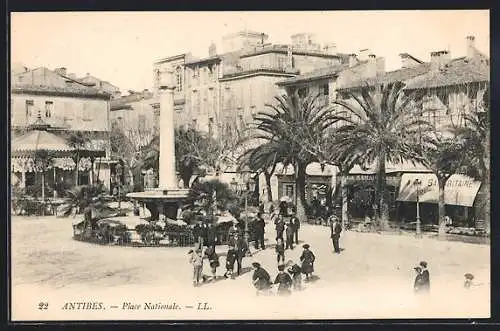 AK Antibes, Place Nationale