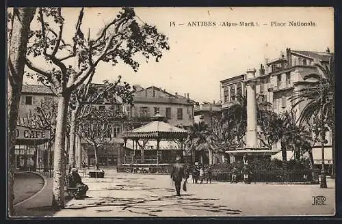 AK Antibes, Place Nationale