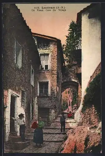 AK Lucéram /A.-M., Un Vieux Coin du Village