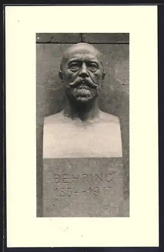 AK Behring-Denkmal anlässlich des 50jährigen Bestehens der Serumtherapie