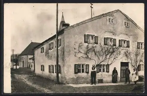 Foto-AK Buchloe, Wohnhaus Walbert Pickl