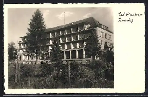 AK Bad Wörishofen, Sicht auf daas Gasthaus Sonnenhof