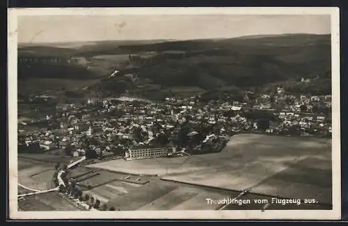 AK Treuchtlingen, Gesamtansicht vom Flugzeug aus