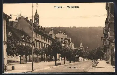 AK Triberg, Marktplatz