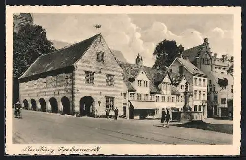 AK Flensburg /Nordmark, Nordermarkt