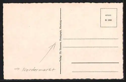 AK Flensburg /Nordmark, Nordermarkt