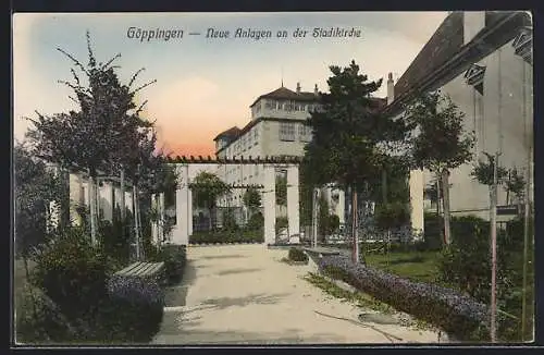 AK Göppingen, Neue Anlagen an der Stadtkirche