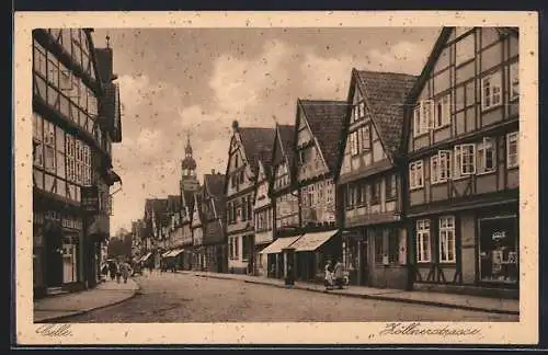 AK Celle, Blick in die Zöllnerstrasse