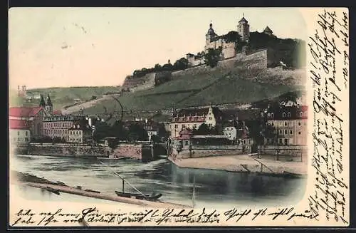 AK Würzburg, Festung mit Mainviertel