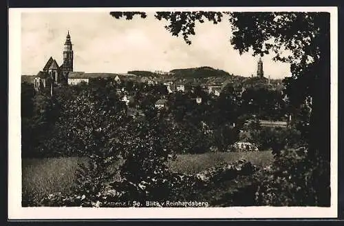 AK Kamenz, Blick vom Reinhardsberg