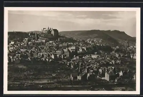 AK Marburg /Lahn, Ortsansicht von der Weintrautseiche aus