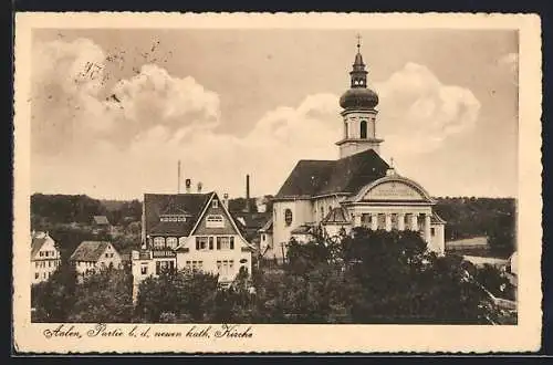 AK Aalen, Partie bei der neuen kath. Kirche