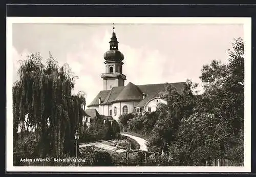 AK Aalen /Württ., Salvator-Kirche