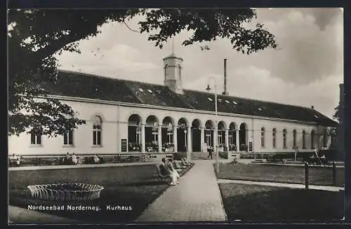 AK Norderney, Kurhaus mit Anlagen