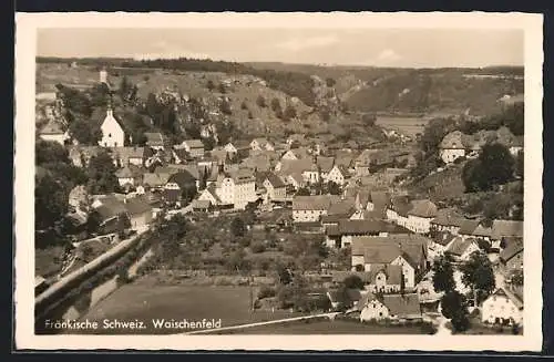 AK Waischenfeld /Fränk. Schweiz, Ortsansicht von oben